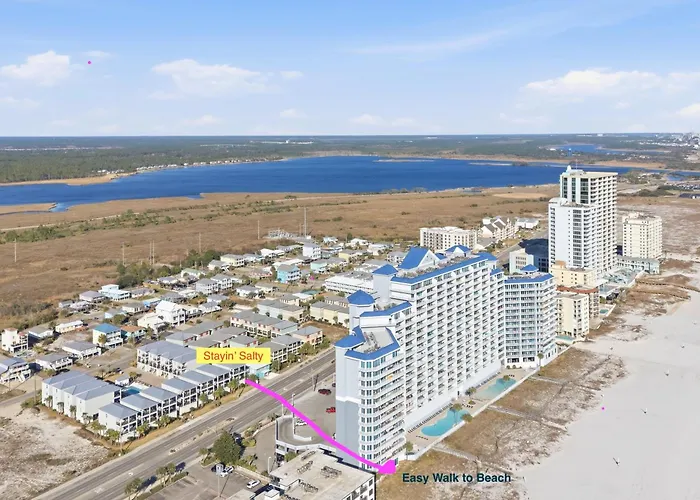 Luxe Stayin' Salty 3 Min Walk To Pool Pets Bikes Sleeps 12 * Gulf Shores